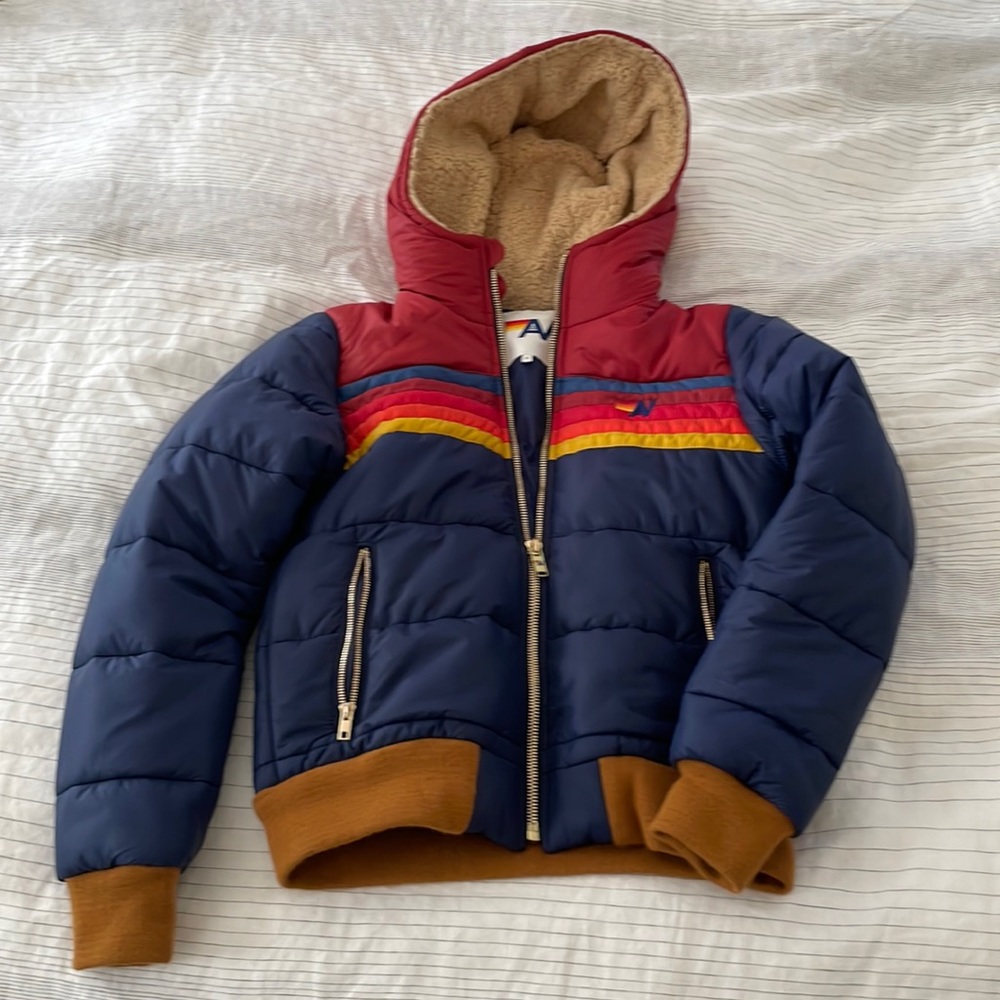 Retro Aviator Nation Ski Puffer Jacket